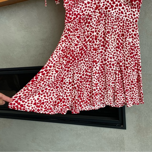 Rue Stiic Laguna Mini Dress Red Hearts, Size XS - Picture 8 of 13